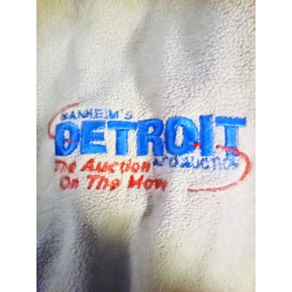 1/4 Zip Pullover Sweatshirt Mens Size XL Izod International Tour GMAC Beige - Picture 12 of 13